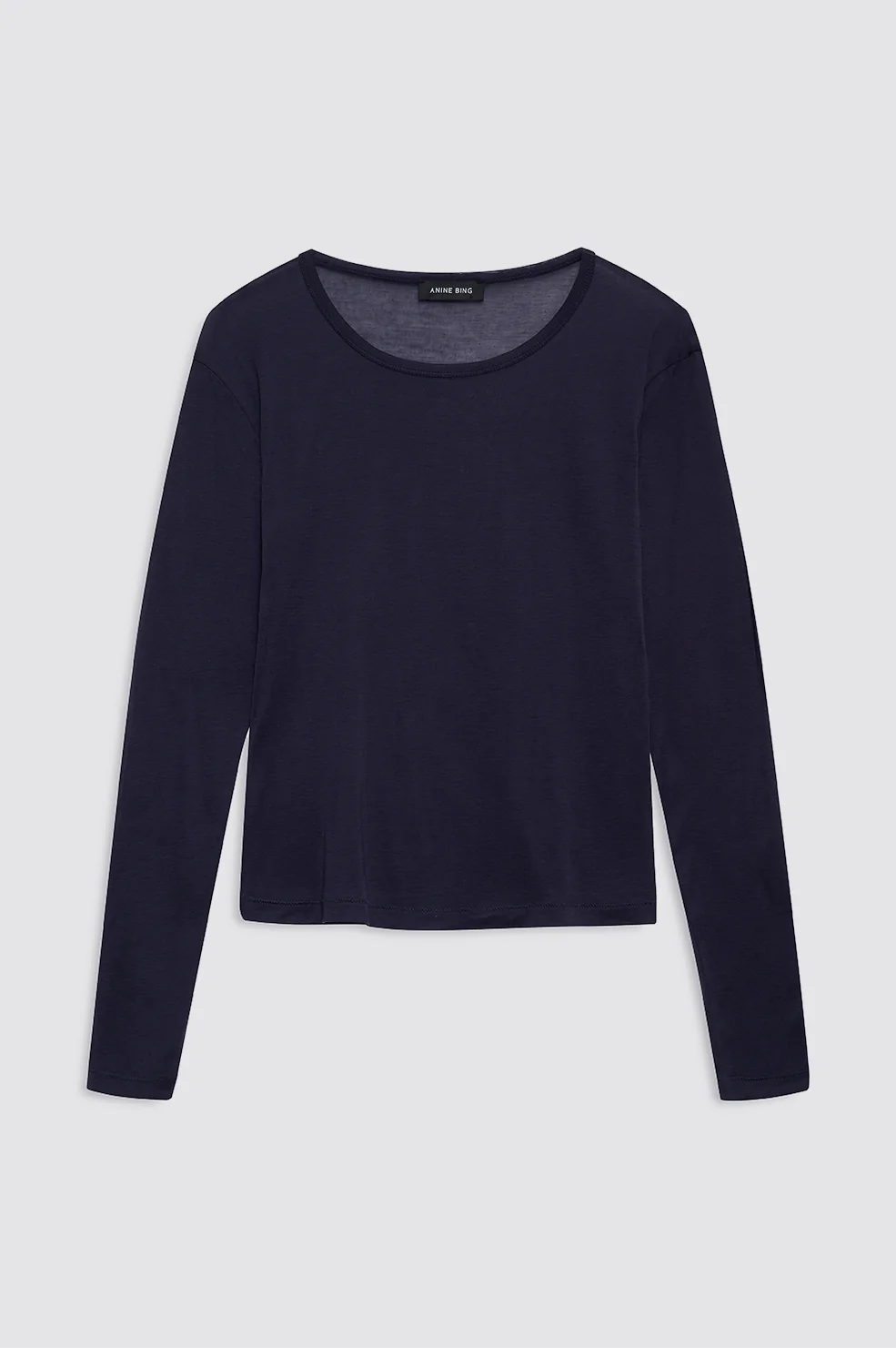 Sylvie Long Sleeve Tee - Midnight Blue