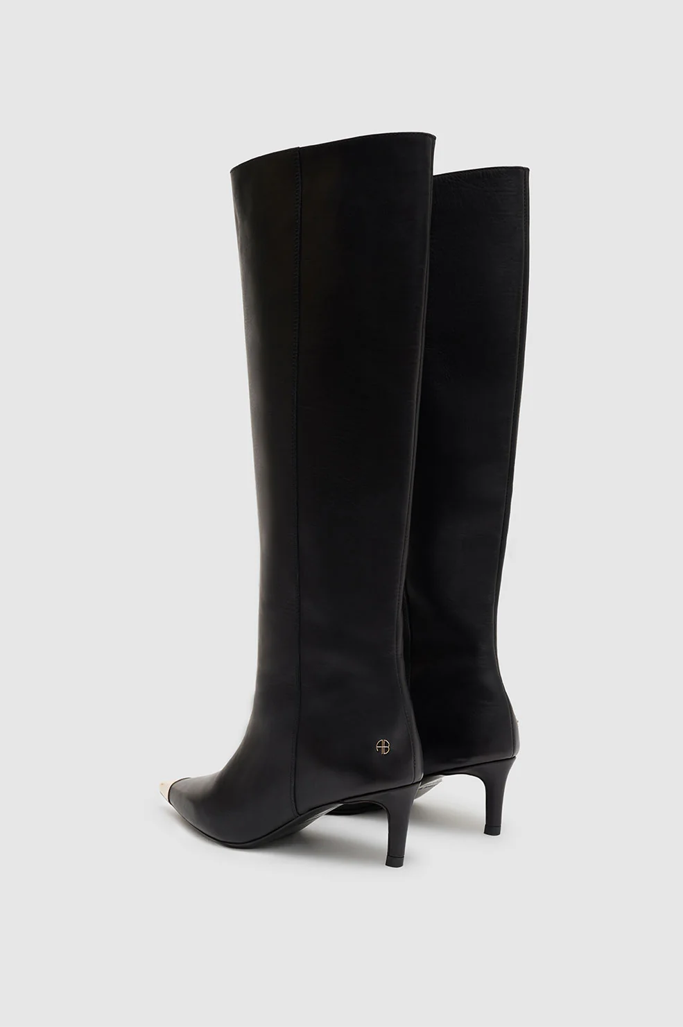 3638-tall-nina-boots-with-metal-toe-cap-black-4.webp Tall Nina Boots With Metal Toe Cap - Black