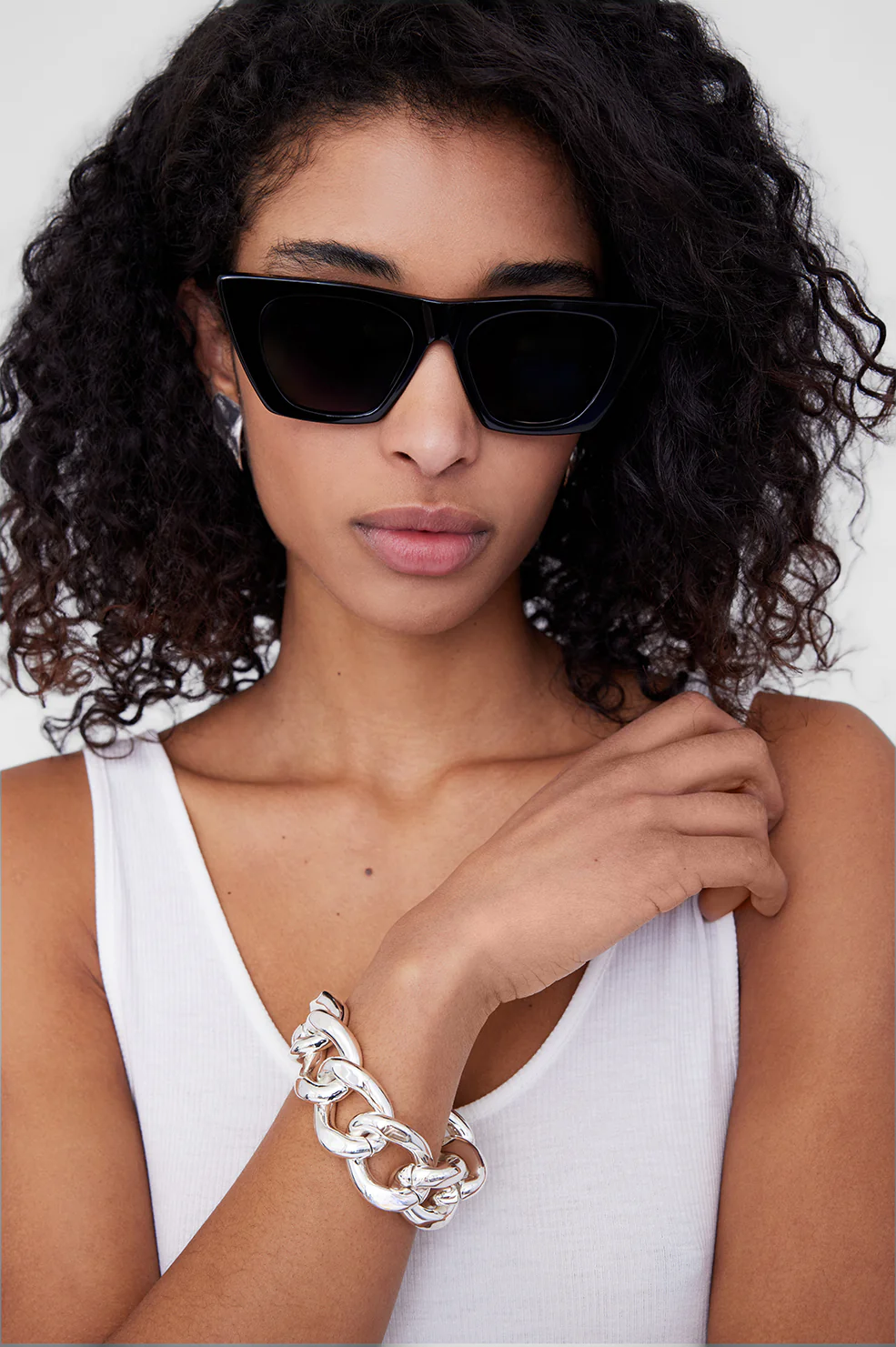 Chunky Chain Bracelet - Silver