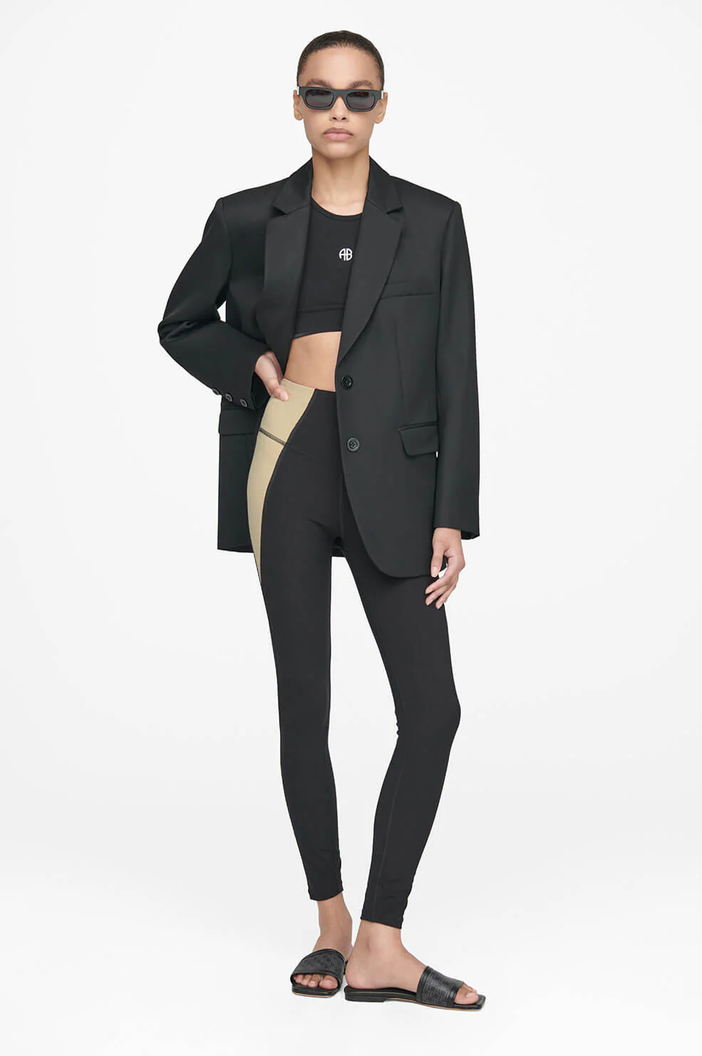 Blake Legging - Black And Tan