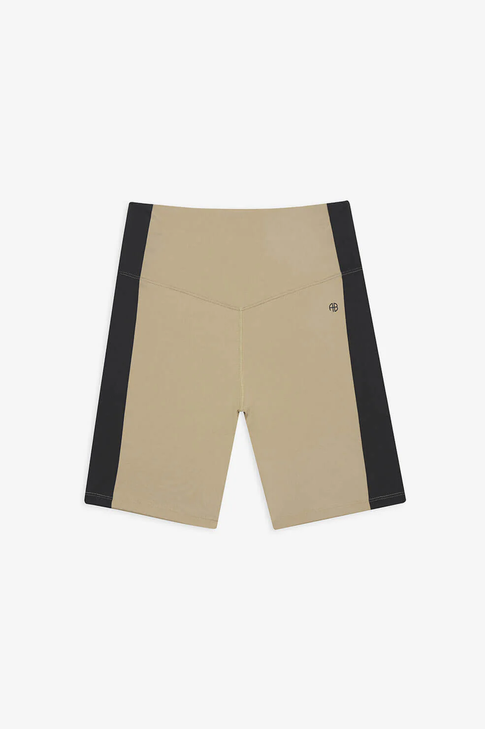 Blake Biker Short - Tan And Black