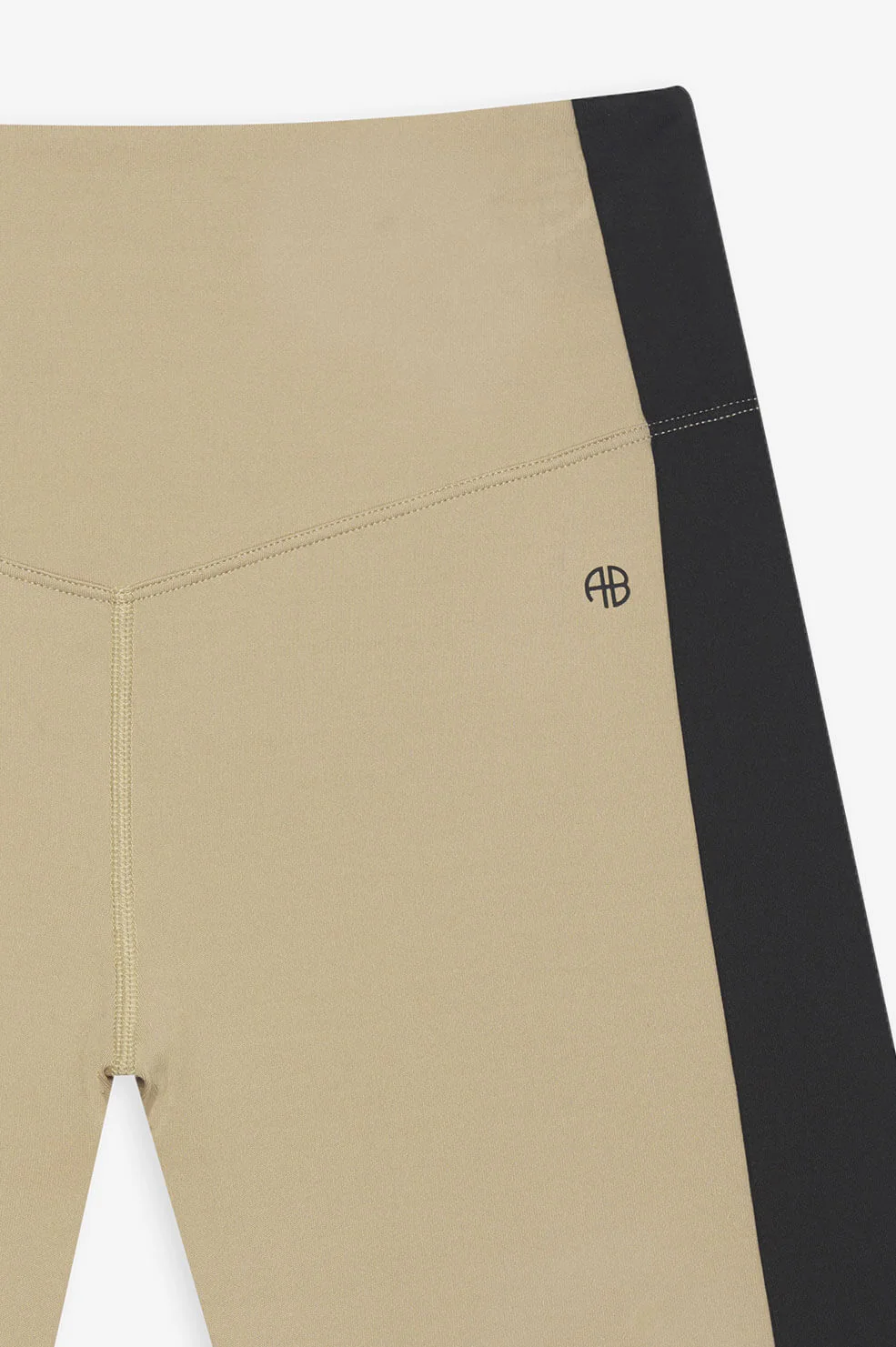 Blake Biker Short - Tan And Black