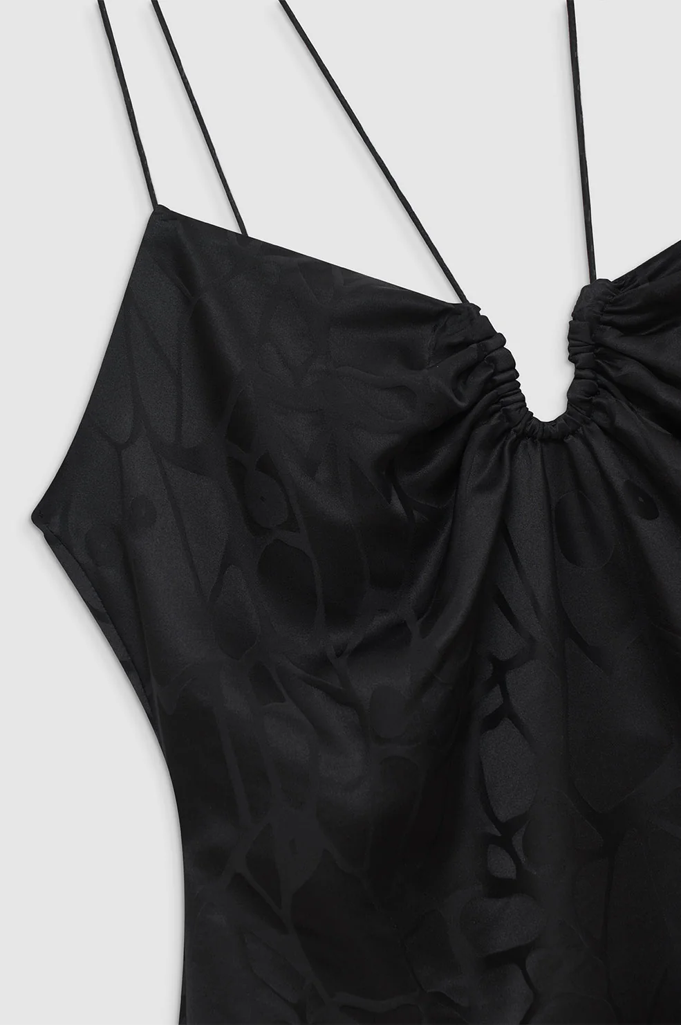 Papillon Dress - Black Butterfly Jacquard