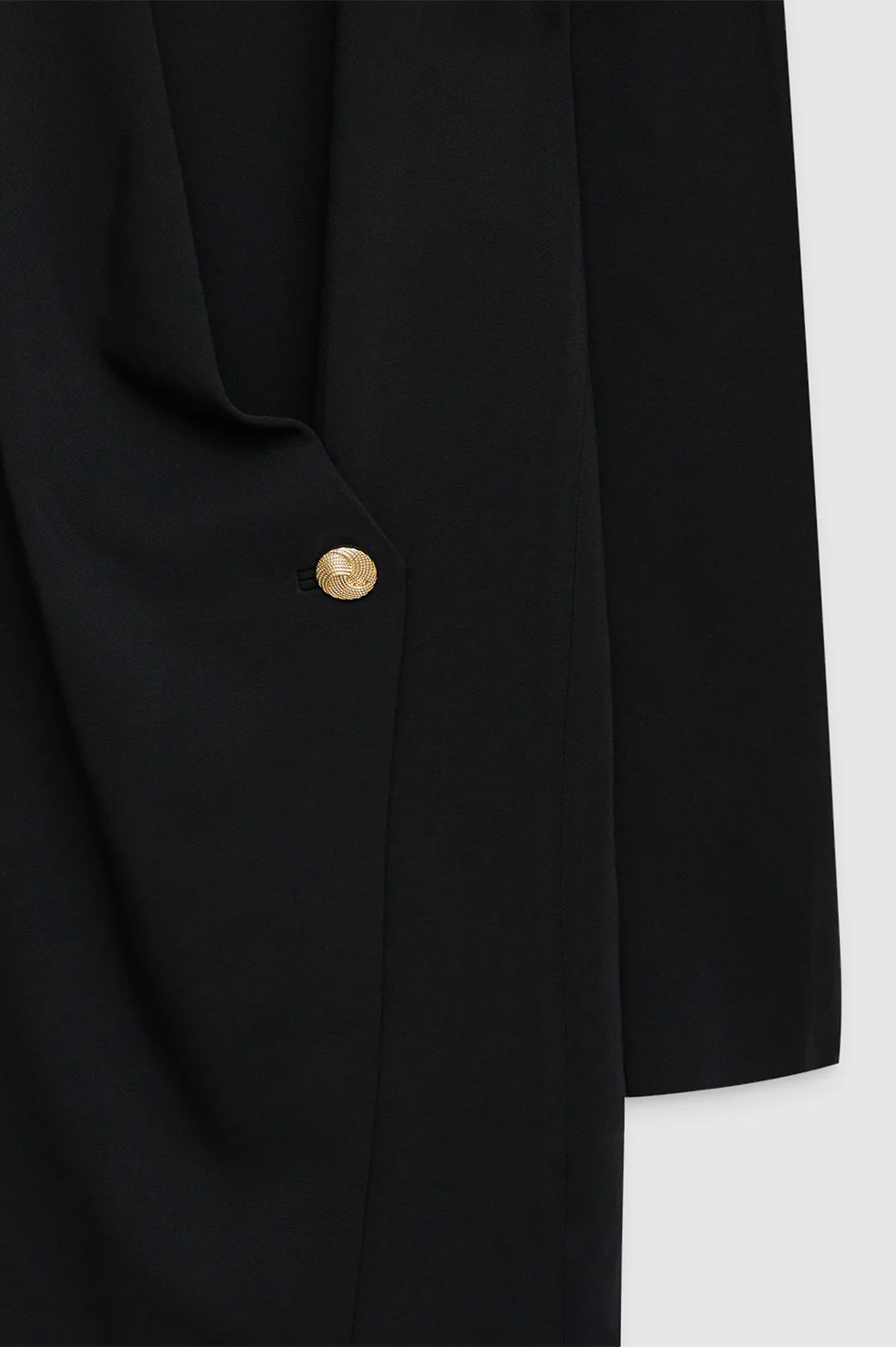 Venice Long Sleeve Mini Dress - Black