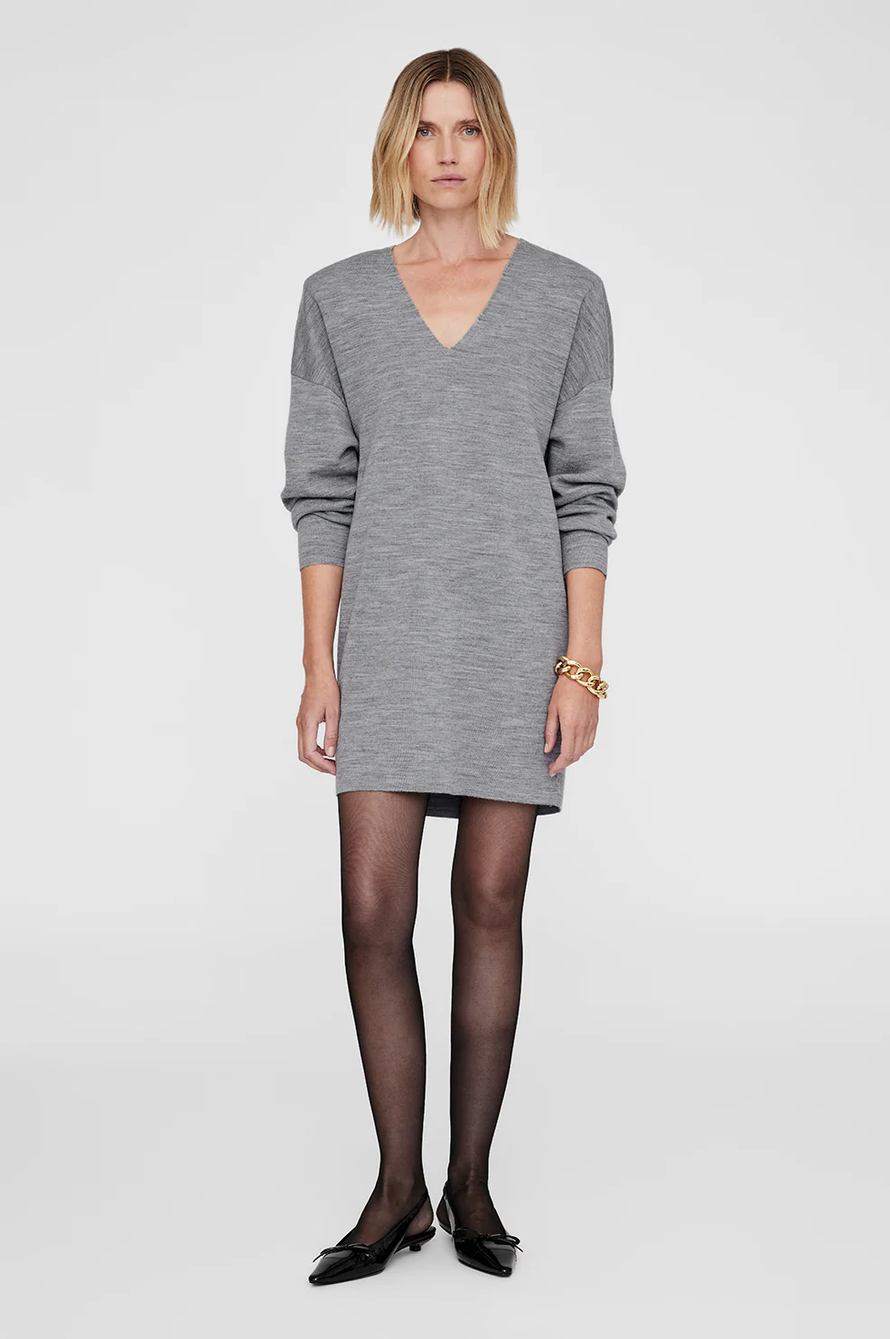4119-essex-dress-grey-melange-1.webp Essex Dress - Grey Melange