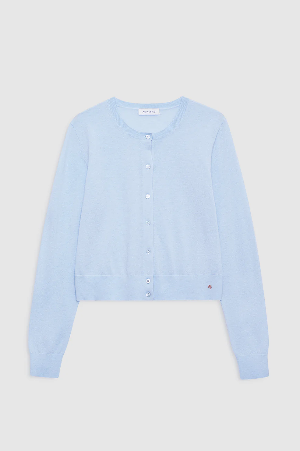 Moni Crop Cardigan - Pale Blue