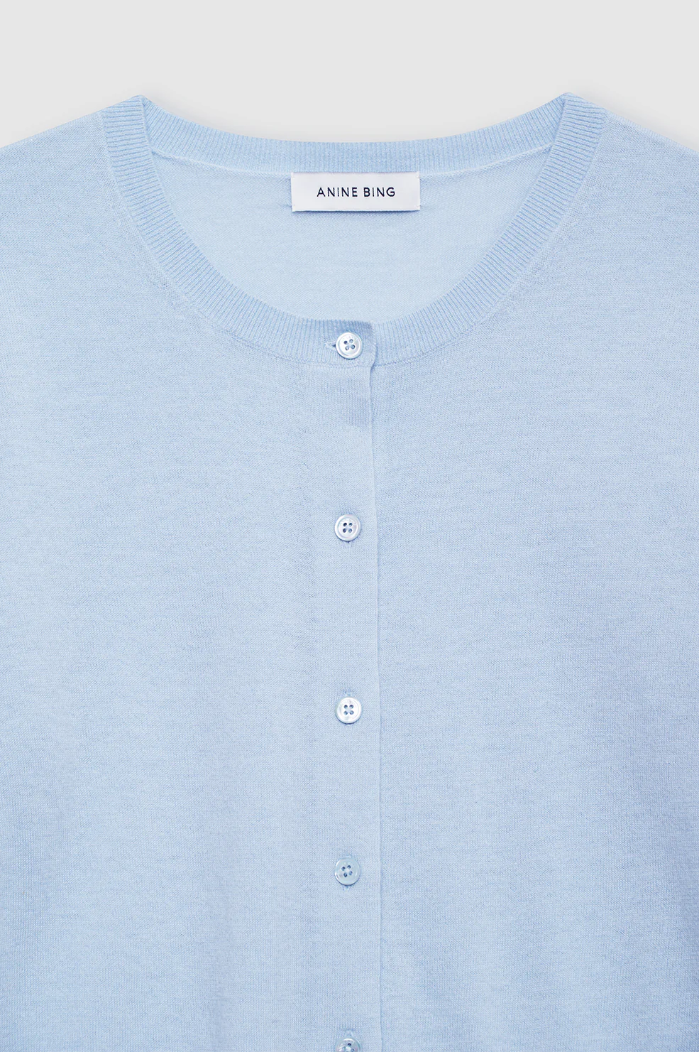 Moni Crop Cardigan - Pale Blue