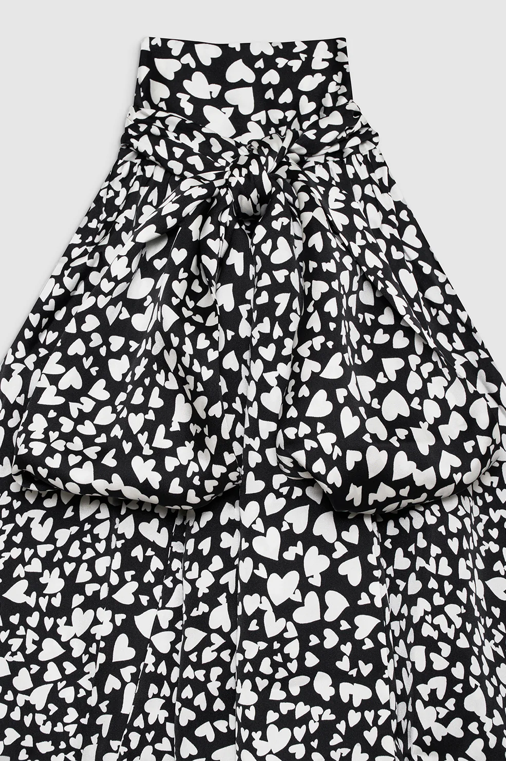 Brooke Top - Black And White Heart