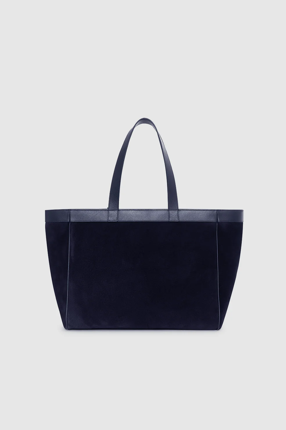 Medium Rio Tote - Navy Suede