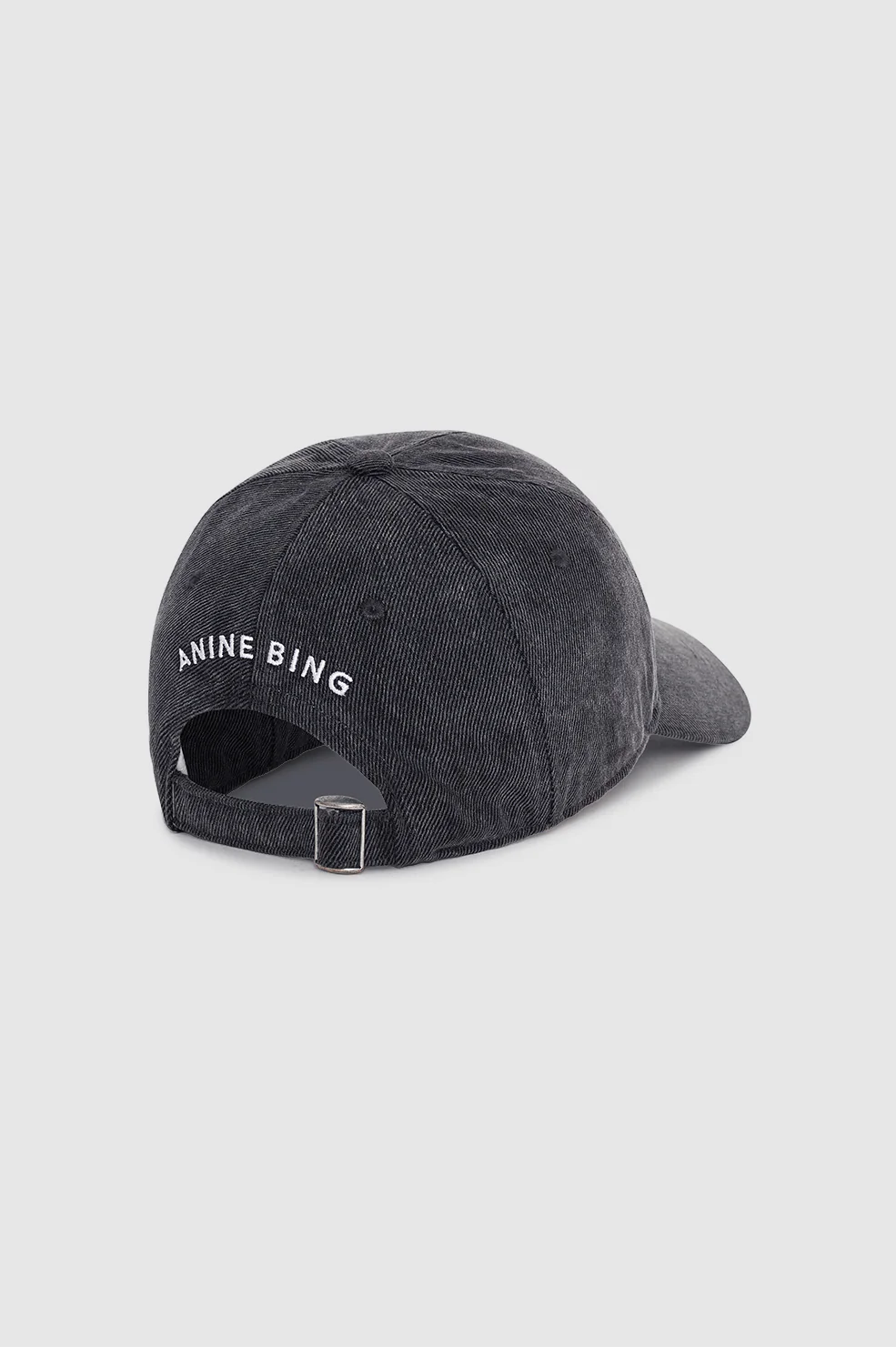 Jeremy Baseball Cap - Washed Smoke Grey