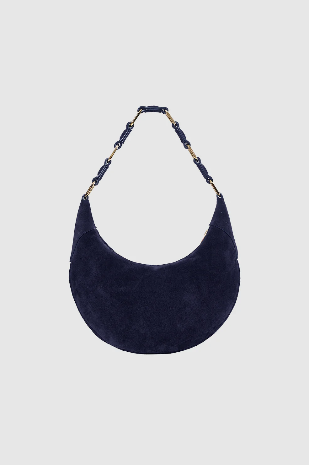 Kate Hobo Bag - Navy Suede