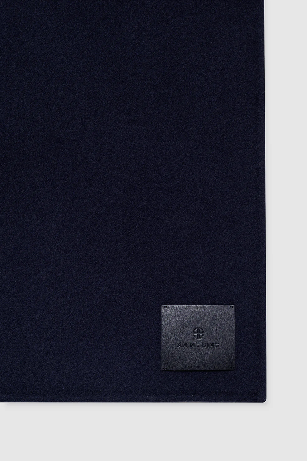 Ava Scarf - Navy Cashmere Blend