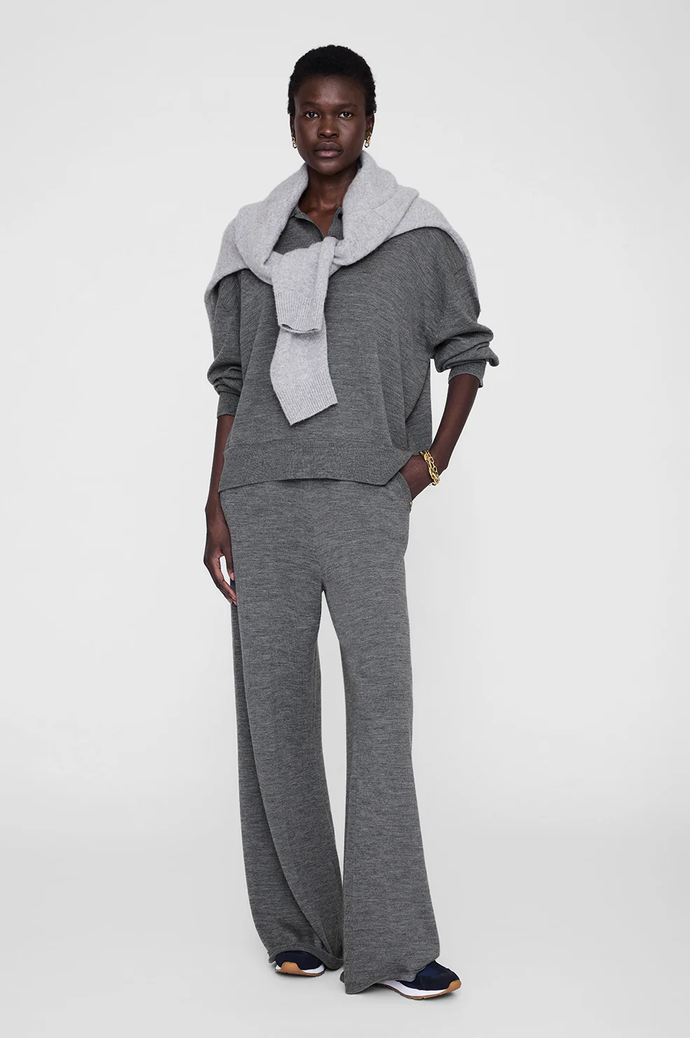 Adley Pant - Medium Heather Grey