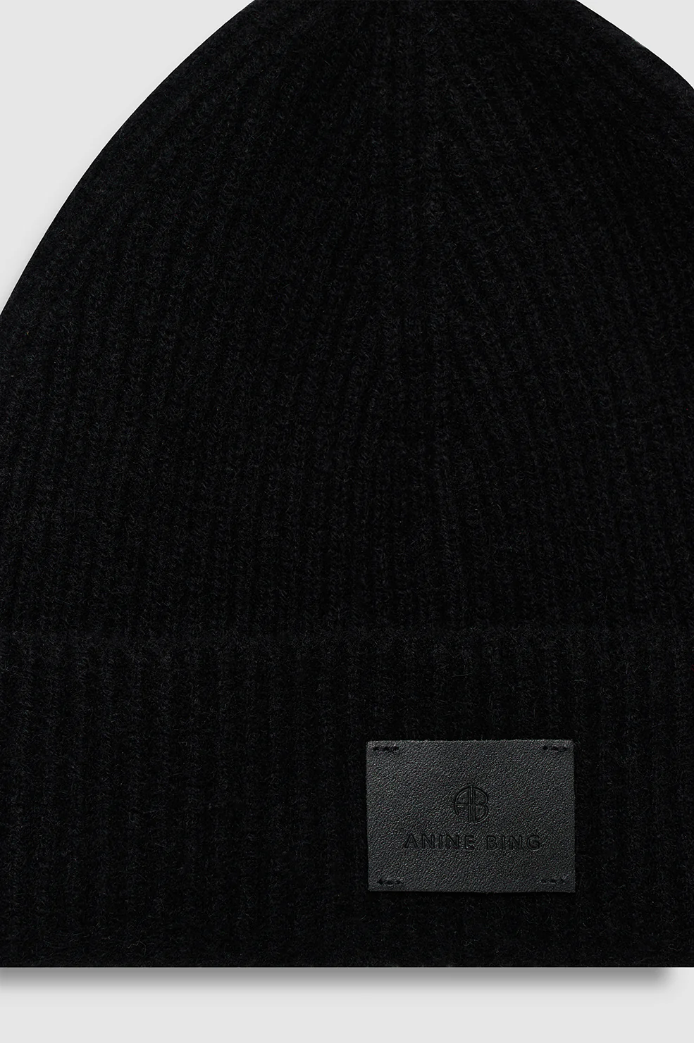 Carley Beanie - Black Cashmere