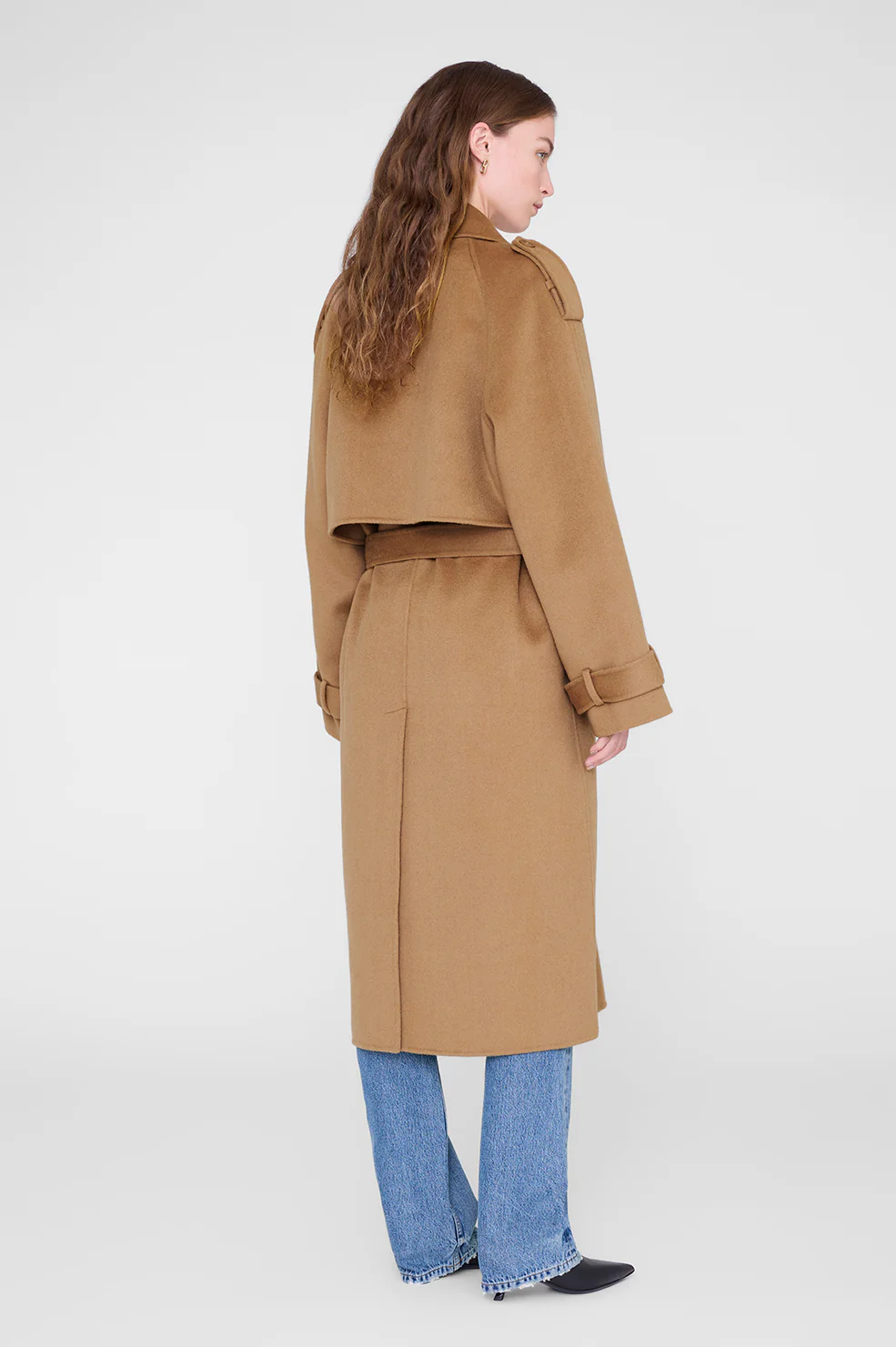 Rickie Maxi Trench - Camel Cashmere Blend