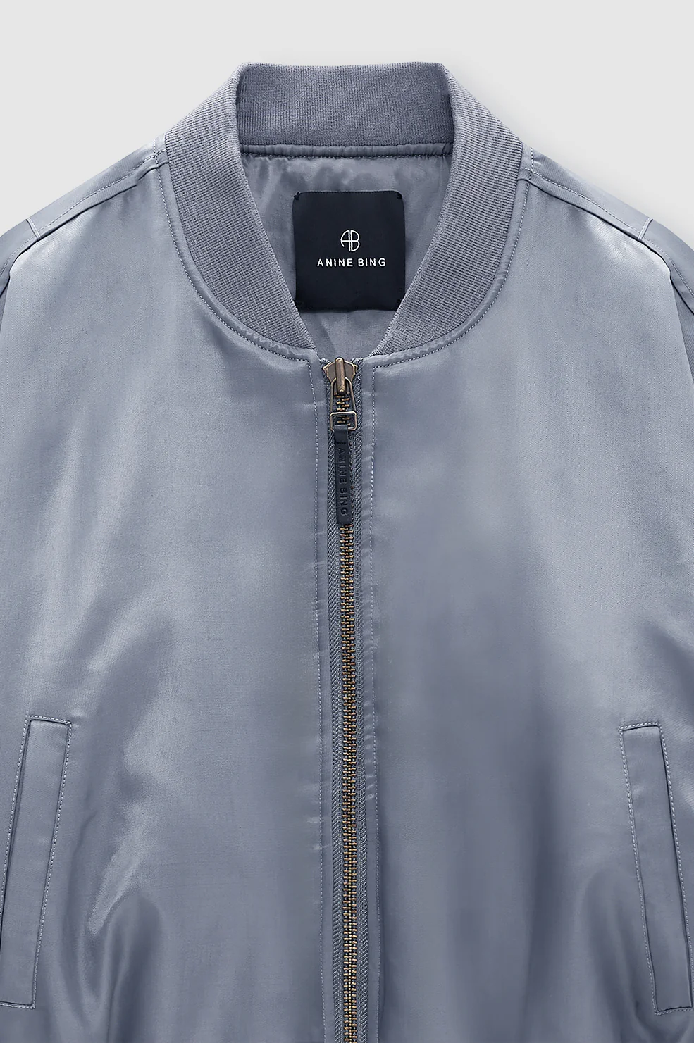 Cropped Leon Bomber - Dark Grey