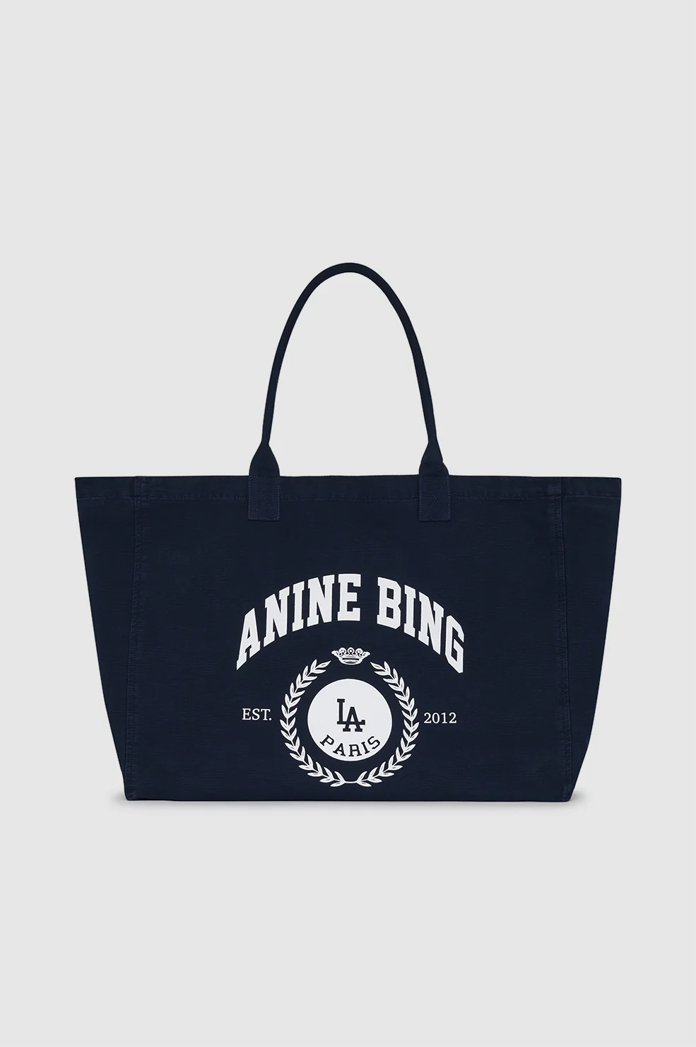 Leo Canvas Tote Collegiate - Blue