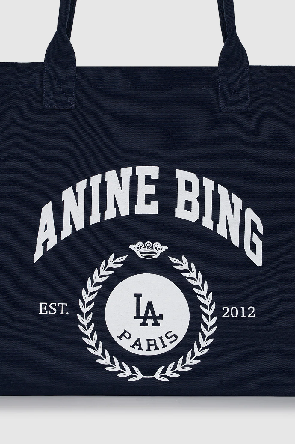 Leo Canvas Tote Collegiate - Blue