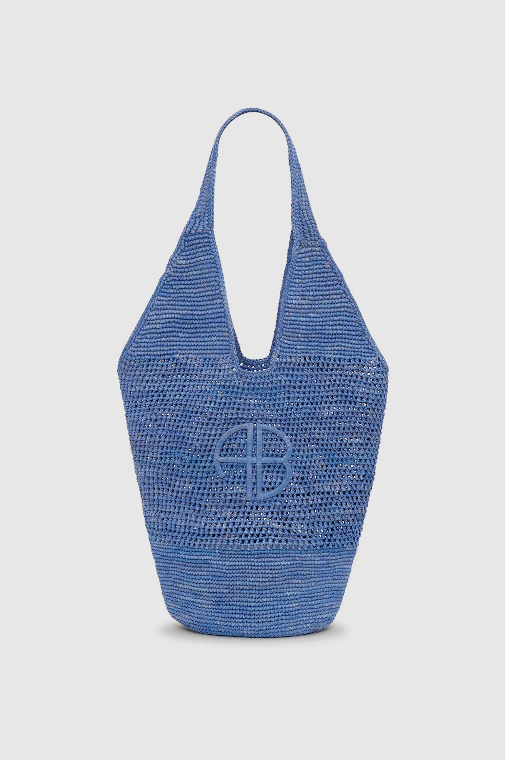 435-leah-logo-hobo-raffia-storm-blue-1.webp Leah Logo Hobo Raffia - Storm Blue