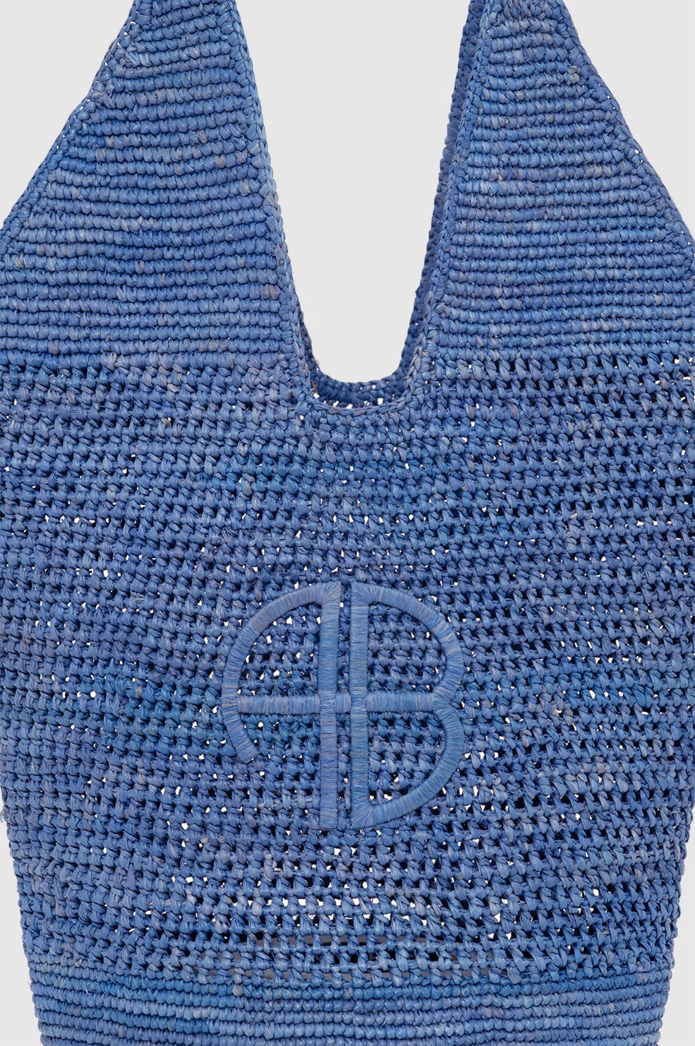 435-leah-logo-hobo-raffia-storm-blue-5.webp Leah Logo Hobo Raffia - Storm Blue