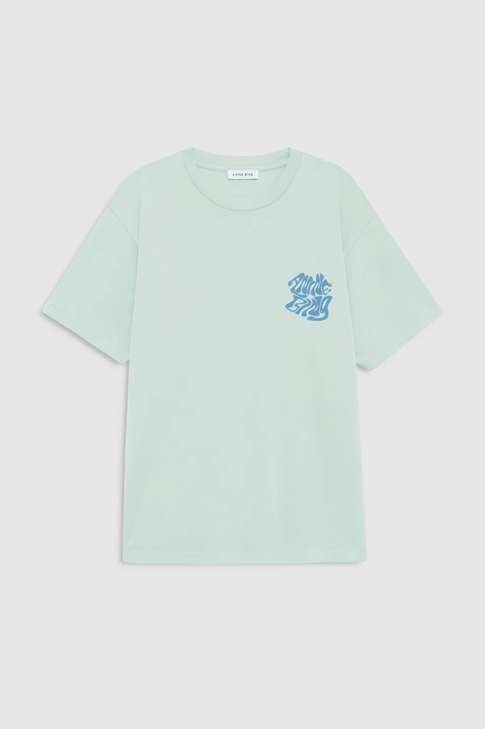 Cade Tee Wave - Washed Seafoam