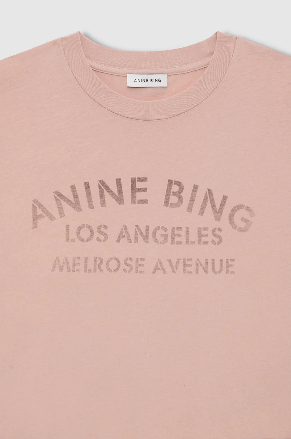 Ivan Long Sleeve Melrose Stencil - Washed Blushed