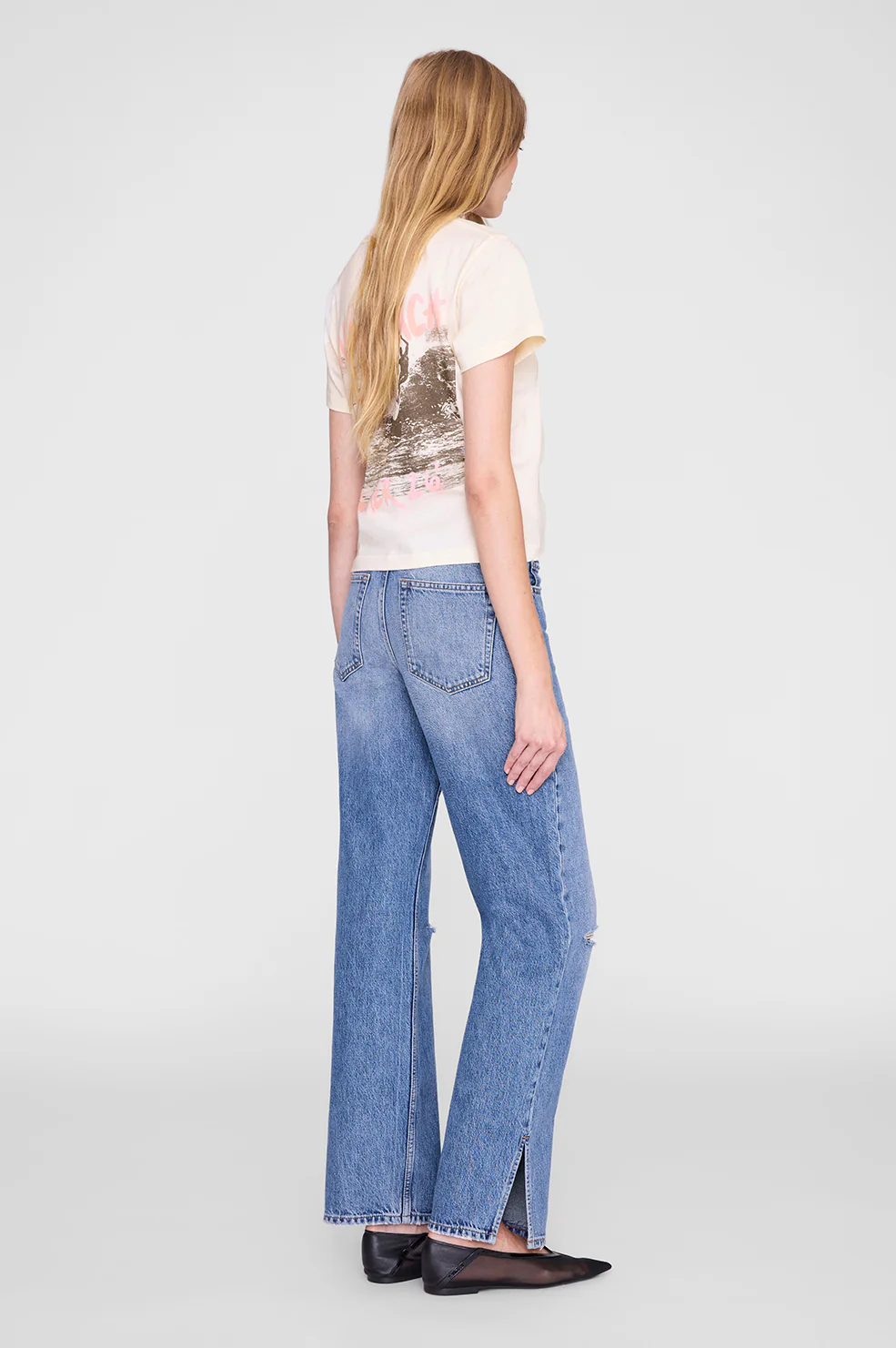 Shelley Tee Surfer - Washed Buttercream