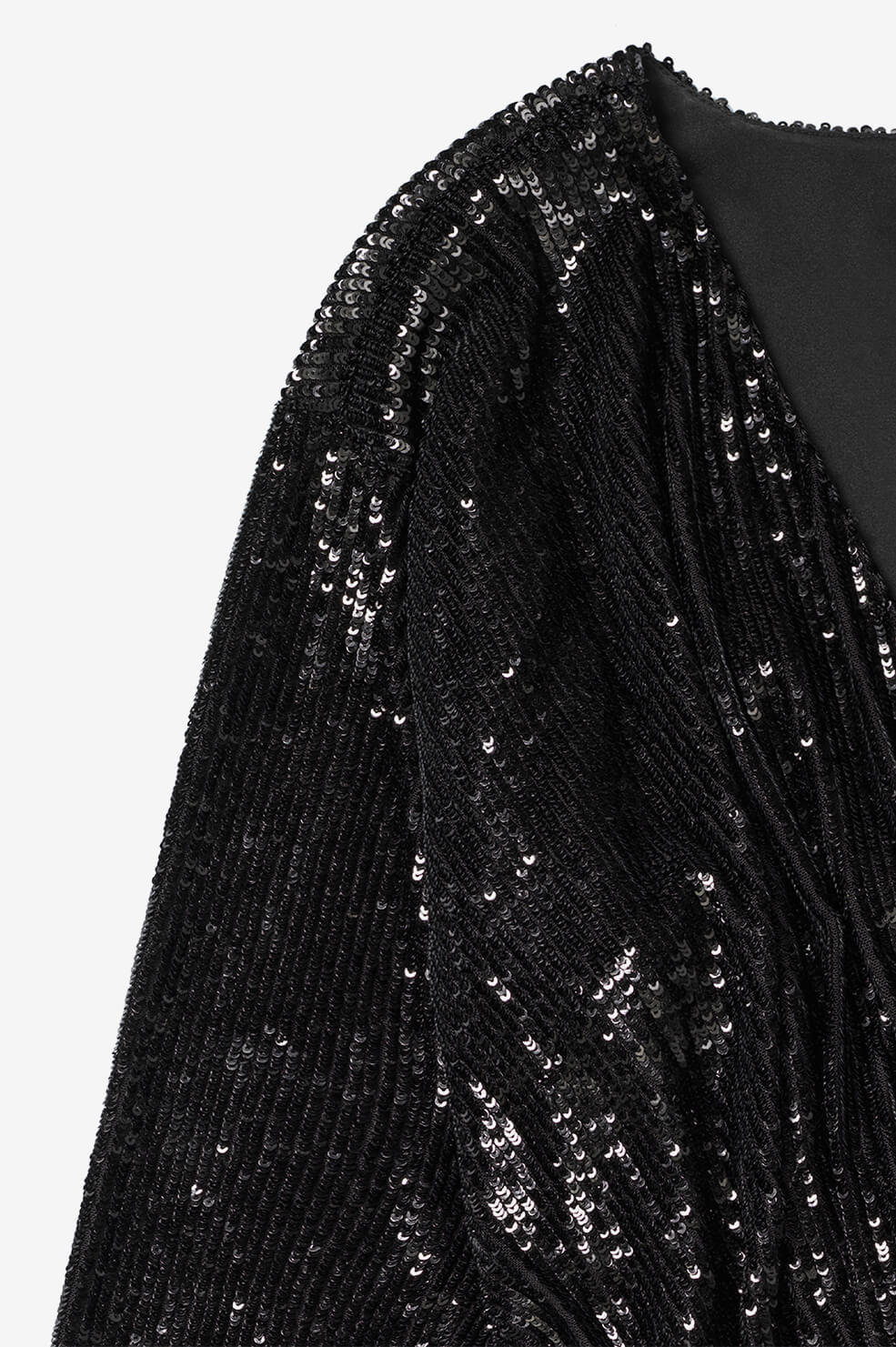 Elena Dress - Black Sequin