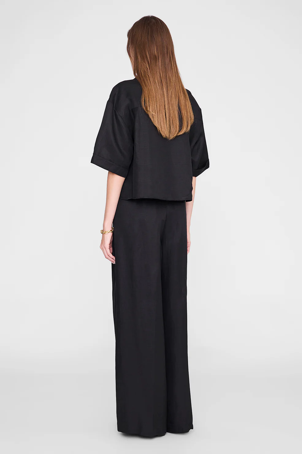 467-edith-shirt-black-linen-blend-2.webp Edith Shirt - Black Linen Blend