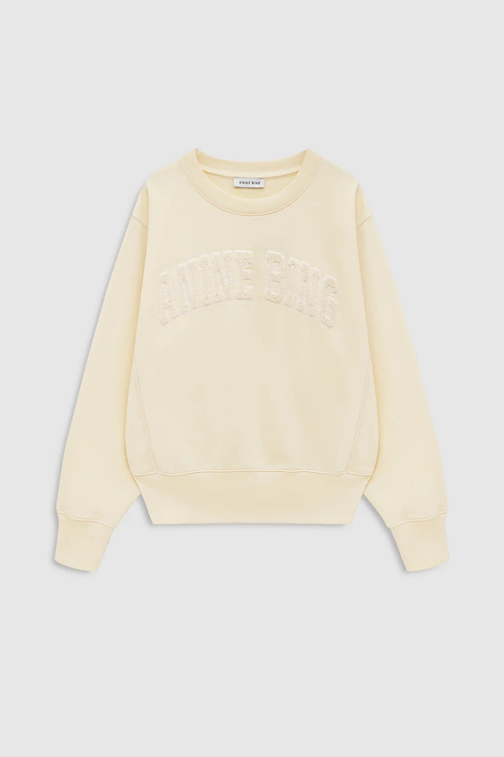 Harry Shrunken Sweatshirt - Butter Yellow