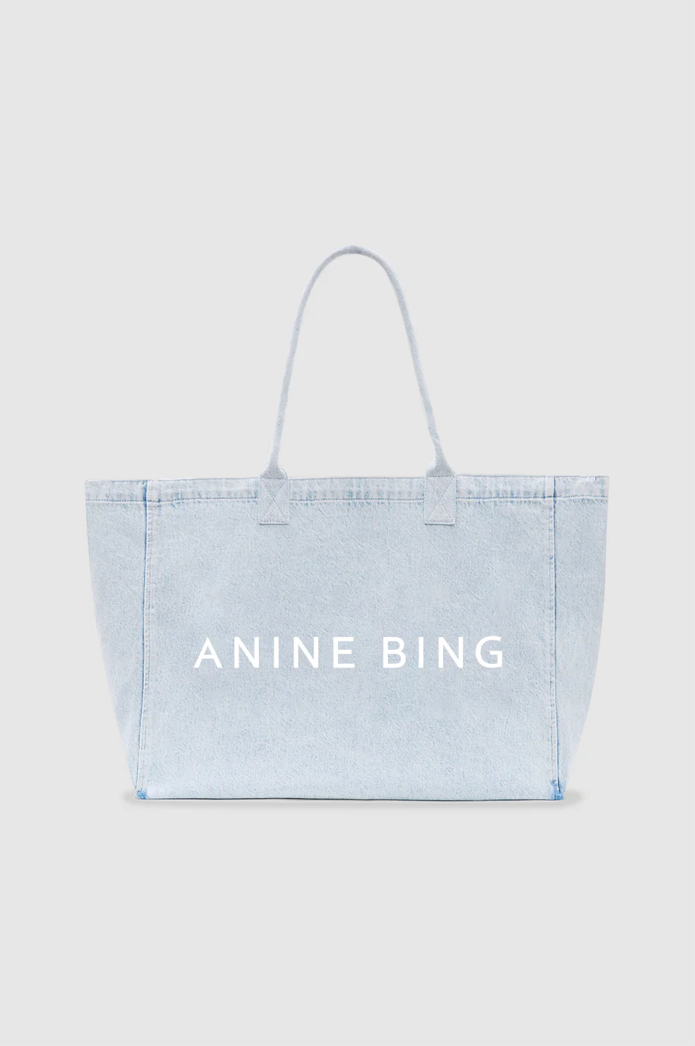 Leo Denim Tote - Lucid Blue