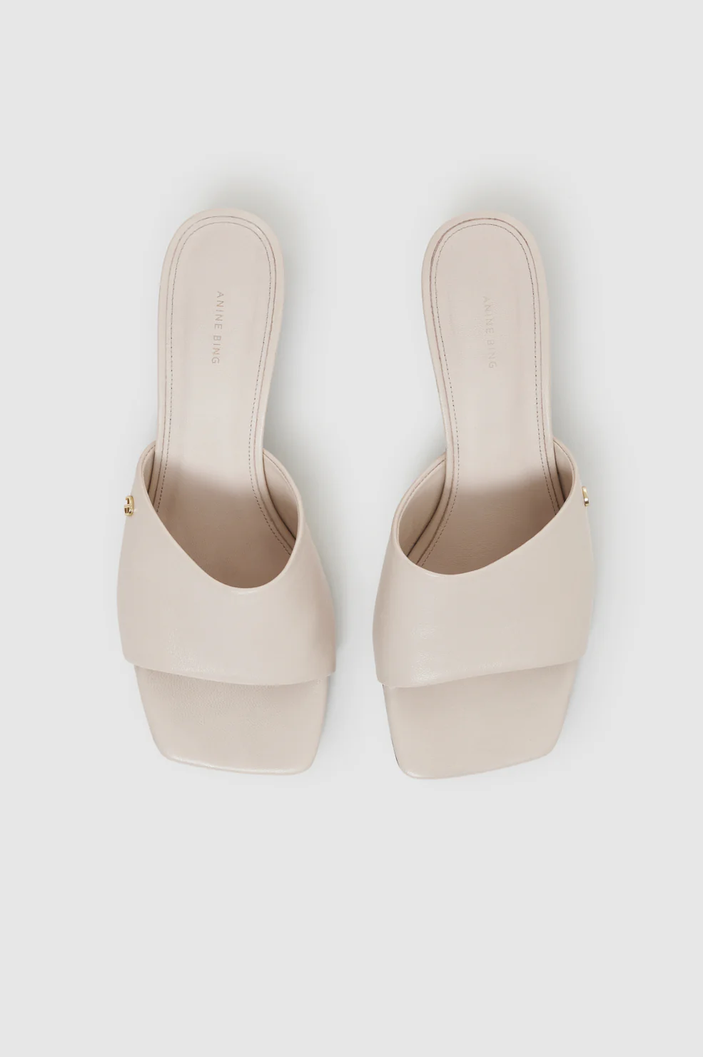 Jayden Mule Sandals - Bone
