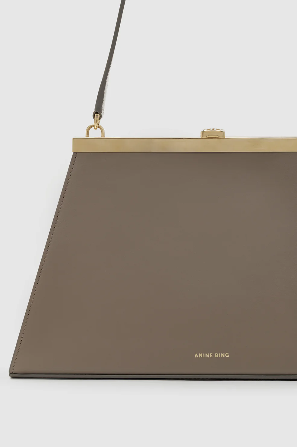 Anine Bag Smooth Leather - Taupe
