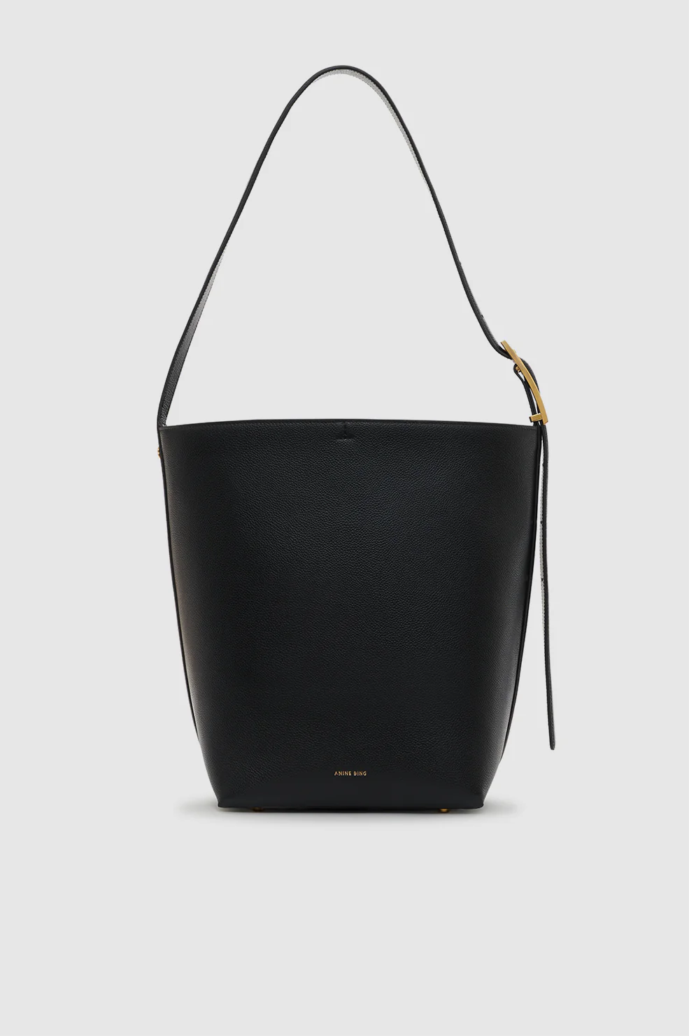 717-elly-bucket-bag-grained-leather-black-1.webp Elly Bucket Bag Grained Leather - Black