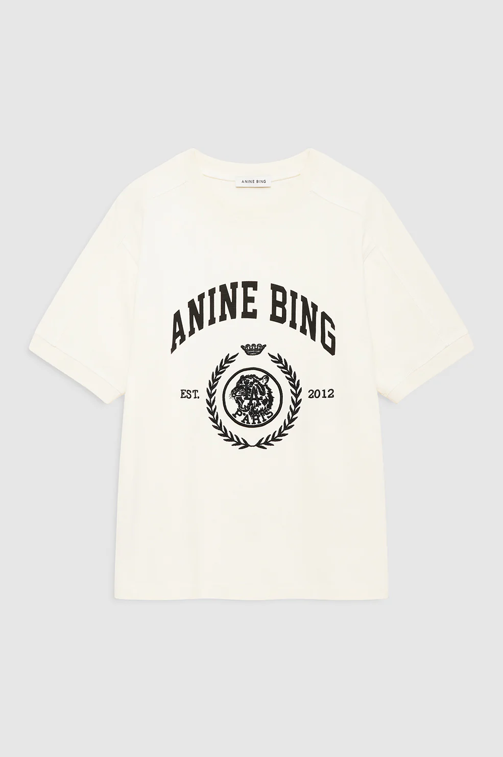 Jaylin Tee Collegiate - Washed Cream