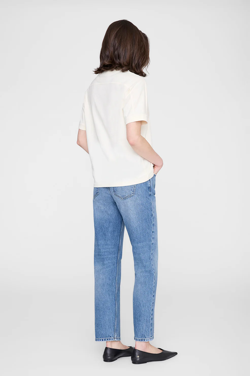 Jaylin Tee Collegiate - Washed Cream
