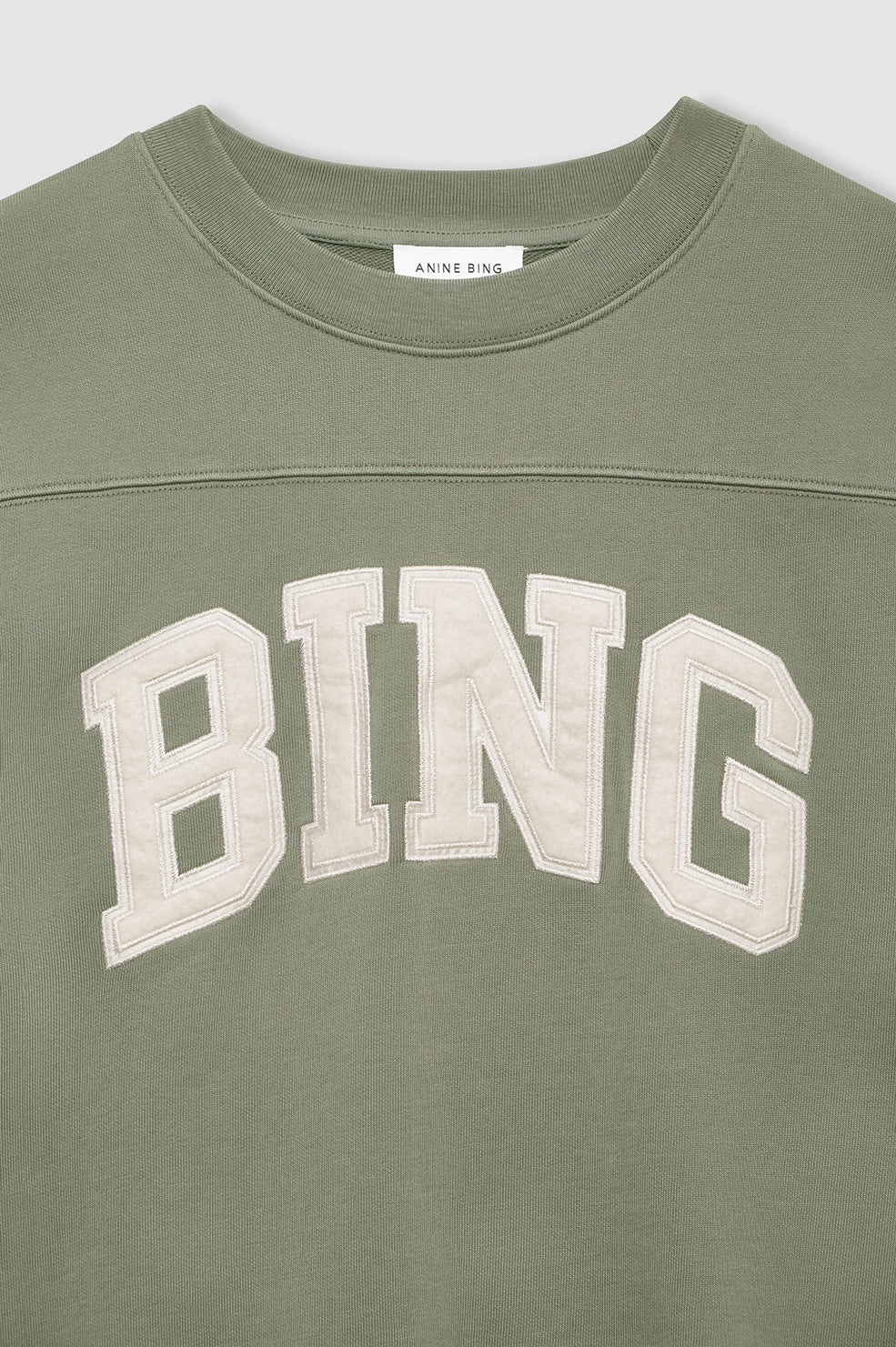 Trenton Sweatshirt Bing - Washed Olive