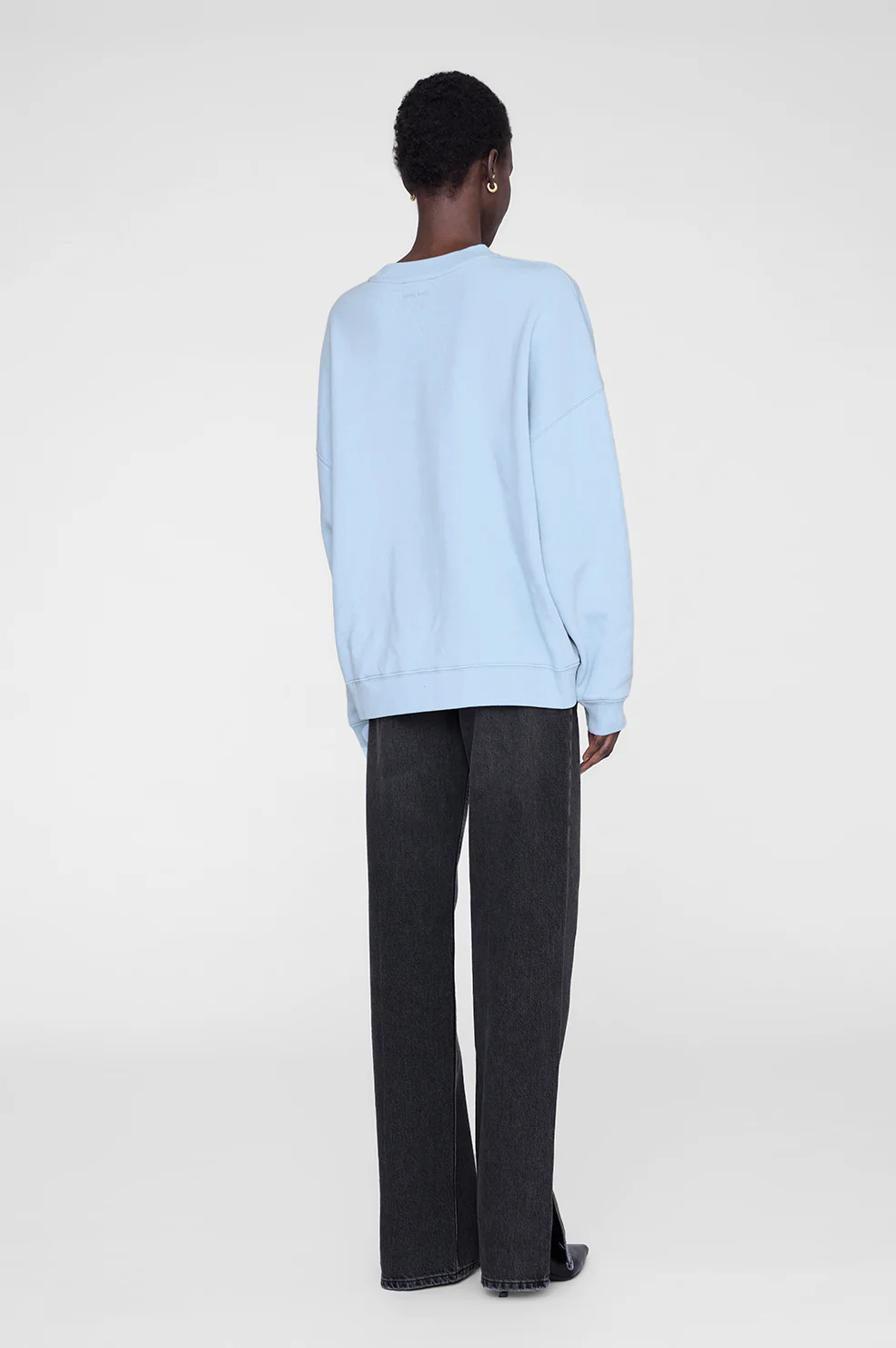844-miles-sweatshirt-anine-bing-pale-blue-5.webp Miles Sweatshirt Anine Bing - Pale Blue