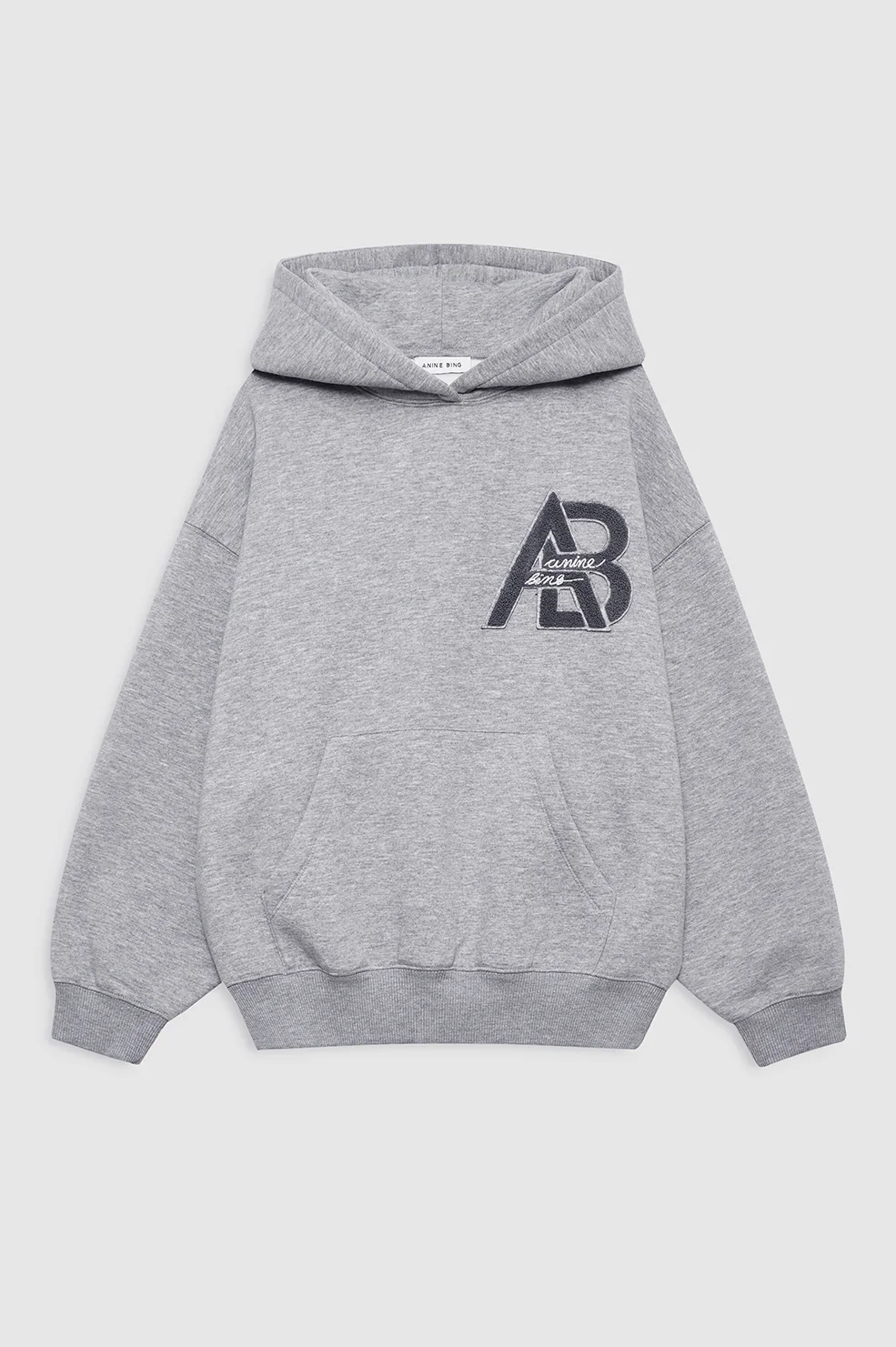 Jaci Hoodie Letterman - Medium Heather Grey