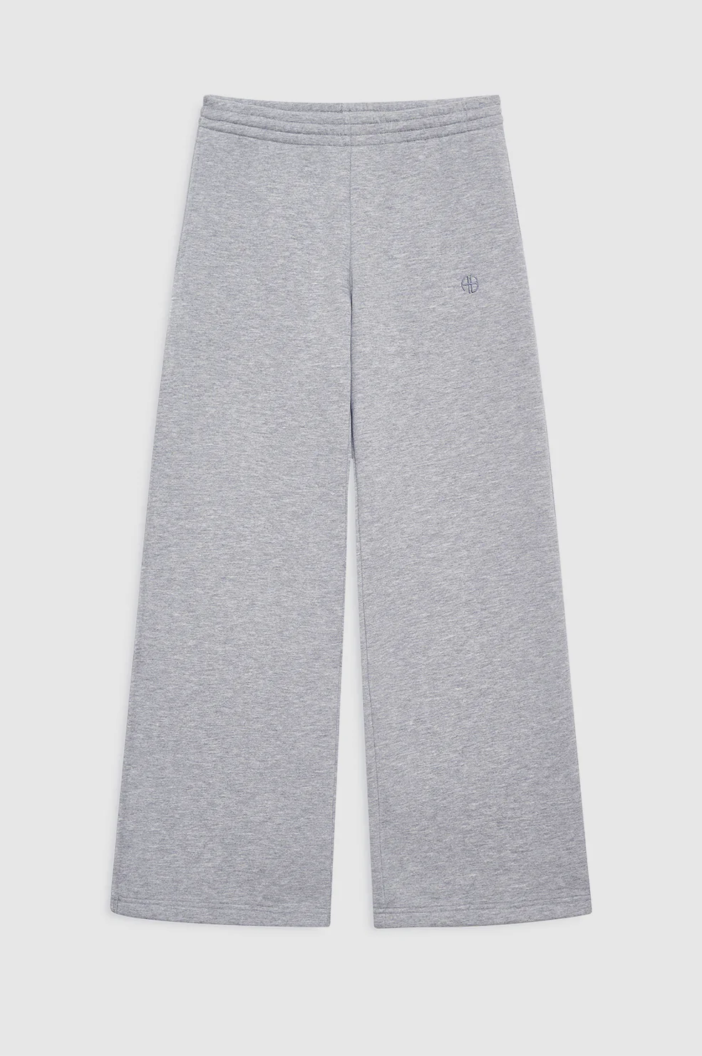 Kacey Sweatpant Monogram - Medium Heather Grey