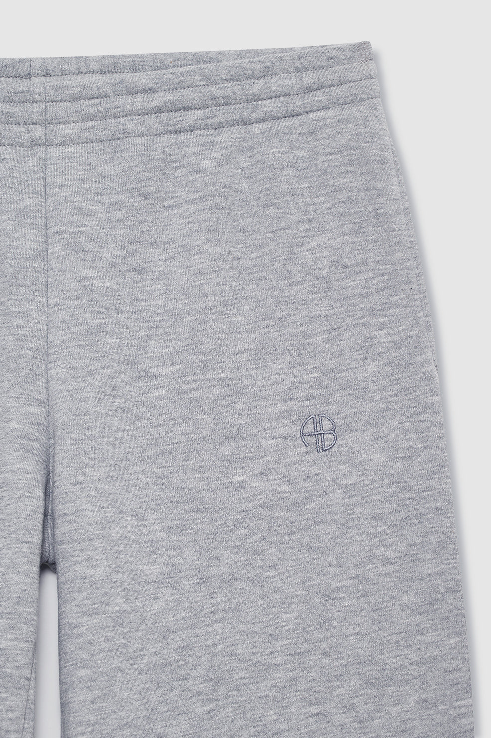 Kacey Sweatpant Monogram - Medium Heather Grey
