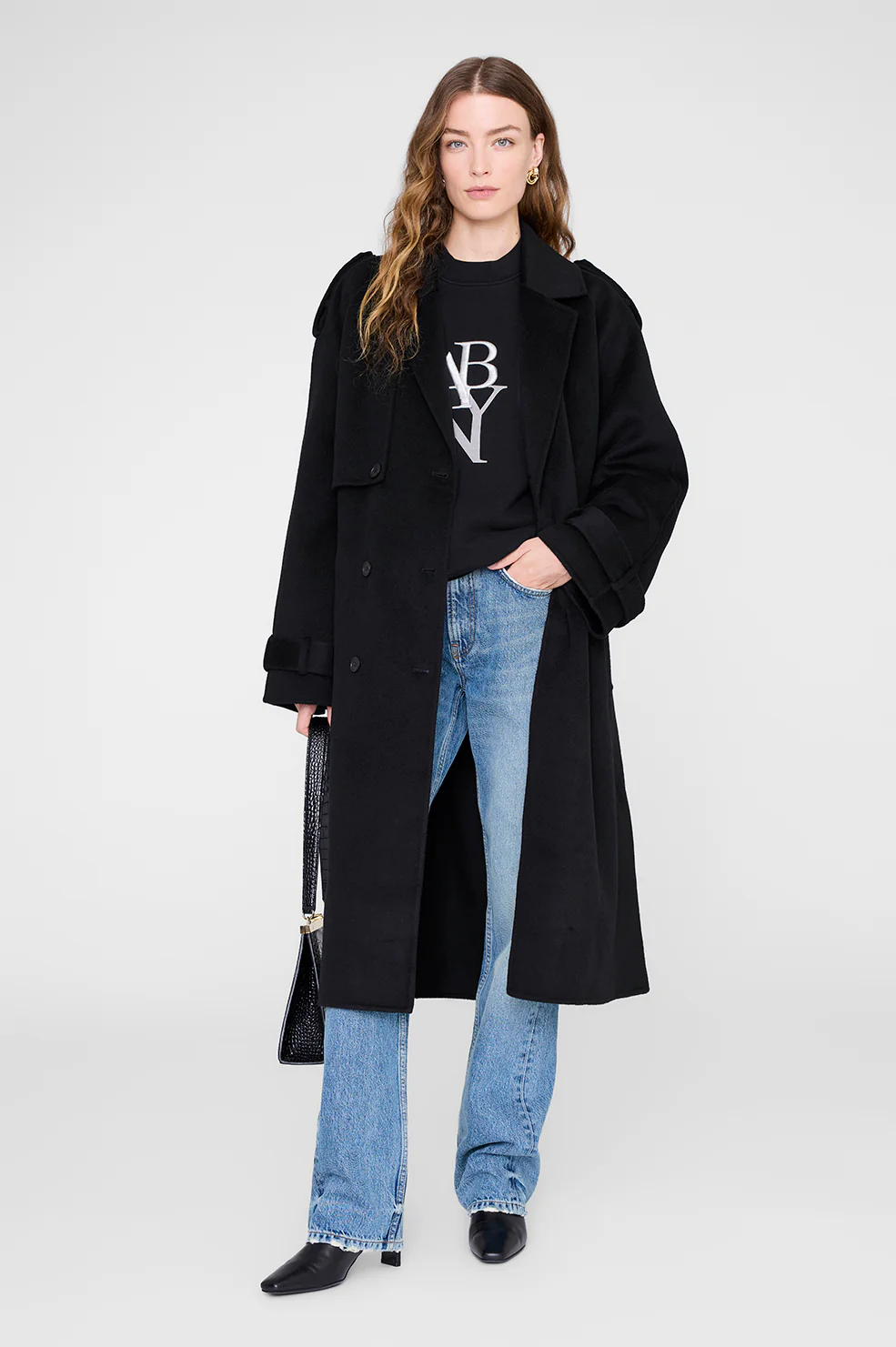 Jaci Sweatshirt Ab Ny - Black