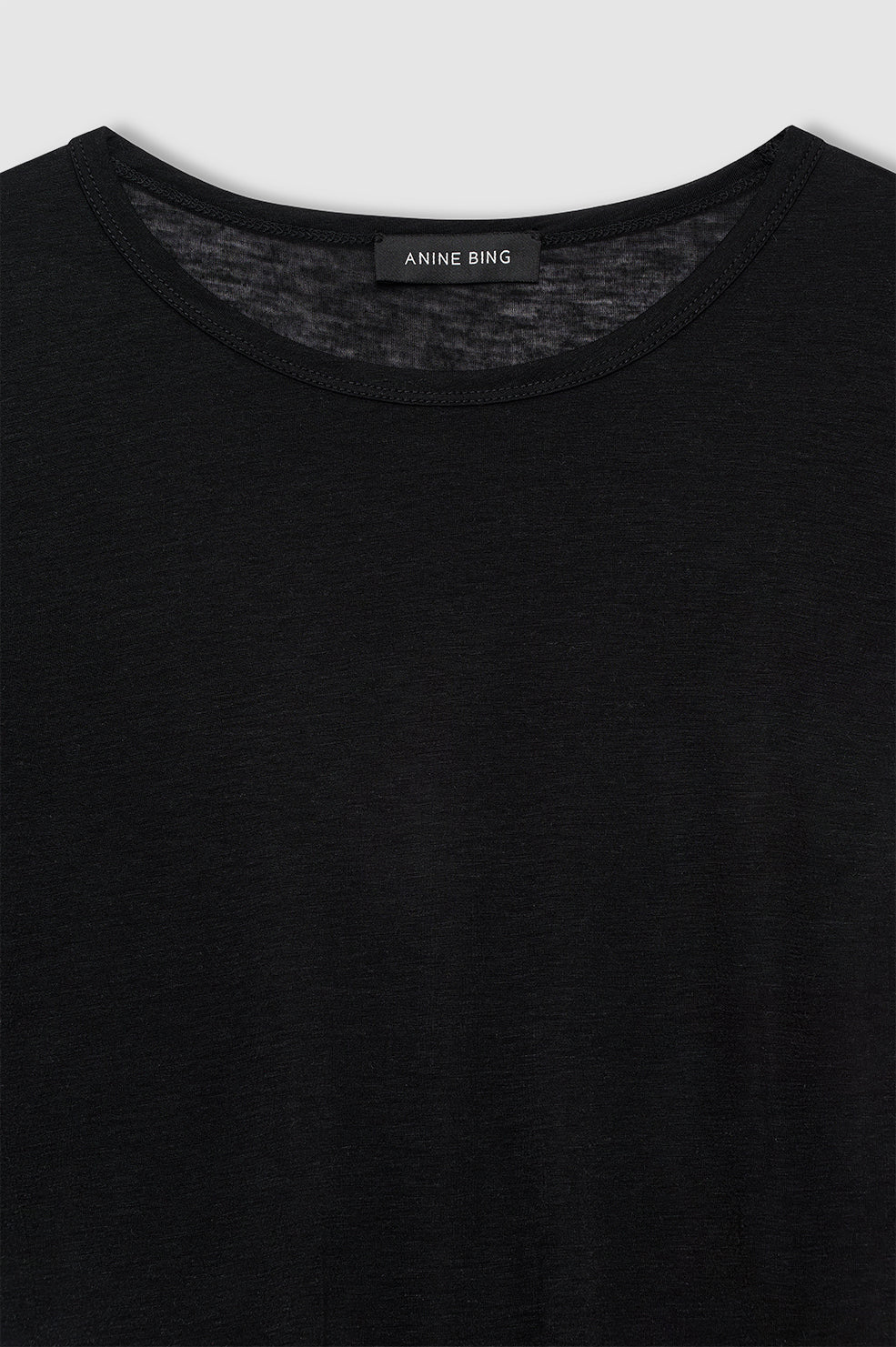 Sylvie Long Sleeve Tee - Black