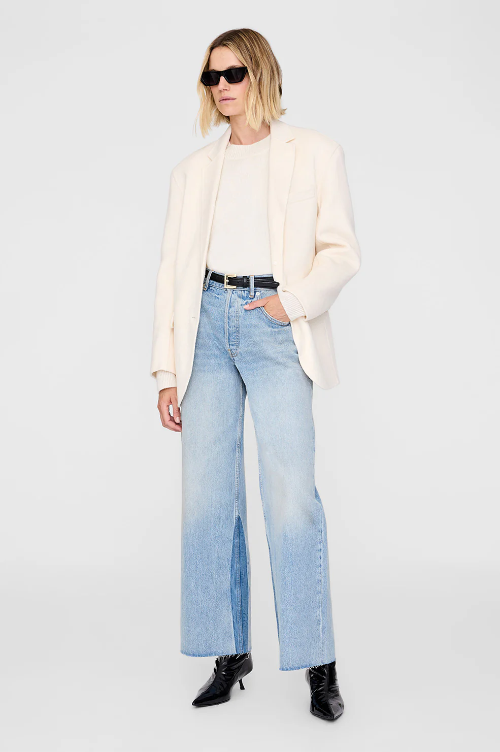 Lee Crew Sweater - Cream