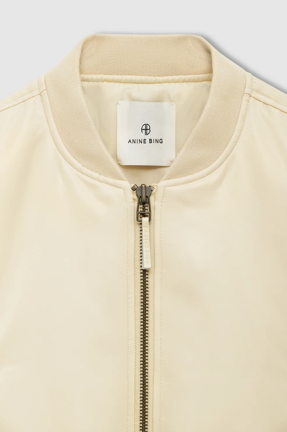 Cropped Leon Bomber - Butter Yellow